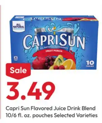 Stater Bros Capri Sun Flavored Juice Drink Blend offer