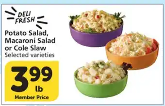 Albertsons Potato Salad, Macaroni Salad or Cole Slaw offer