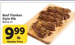 Albertsons Beef Flanken Style Rib offer
