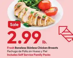 Stater Bros Fresh Boneless Skinless Chicken Breasts offer