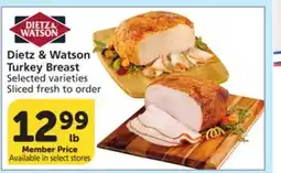 Albertsons Dietz & Watson Turkey Breast offer