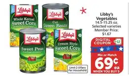 Albertsons Libby's Vegetables offer