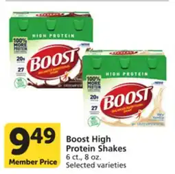 Albertsons Boost High Protein Shakes offer