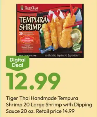 Stater Bros Tiger Thai Handmade Tempura Shrimp offer