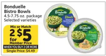 Albertsons Bonduelle Bistro Bowls offer