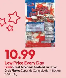 Stater Bros Great American Seafood Imitation Crab Flakes offer