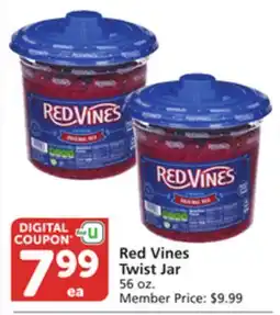 Albertsons Red Vines Twist Jar offer