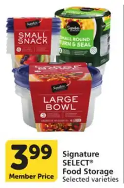 Albertsons Signature SELECT Food Storage offer