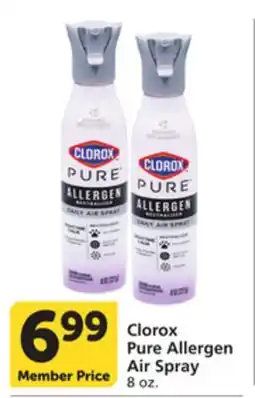 Albertsons Clorox Pure Allergen Air Spray offer