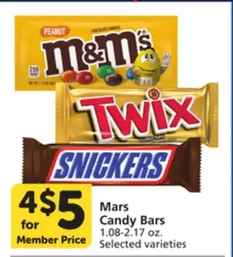 Albertsons Mars Candy Bars offer