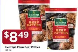 Food 4 Less Heritage Farm Beef Patties offer
