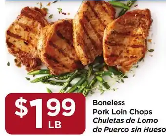 Food 4 Less Boneless Pork Loin Chops offer