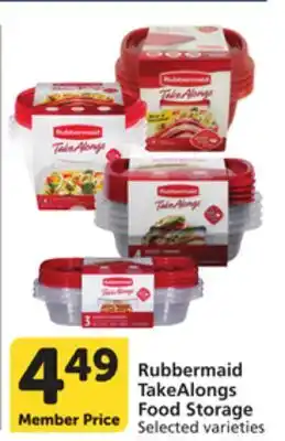 Albertsons Rubbermaid TakeAlongs Food Storage offer