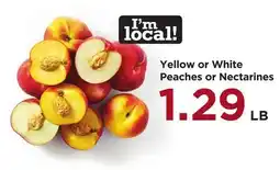 Food 4 Less Yellow or White Peaches or Nectarines offer