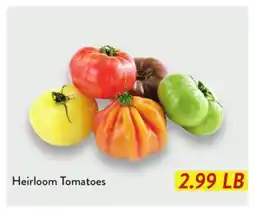 Fresh Thyme Heirloom Tomatoes offer