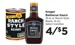 Food 4 Less Kroger Barbecue Sauce offer