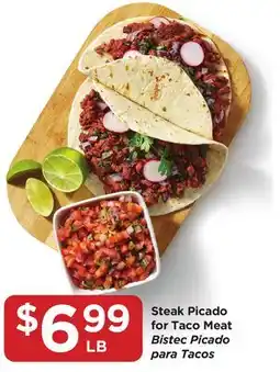 Food 4 Less Steak Picado for Taco Meat offer