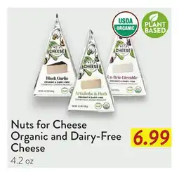 Fresh Thyme Nuts for Cheese Organic and Dairy-Free Cheese offer