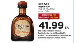 Food 4 Less Don Julio Reposado offer