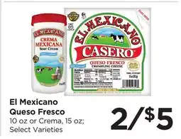 Food 4 Less El Mexicano Queso Fresco offer