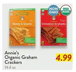 Fresh Thyme Annie's Organic Graham Crackers offer