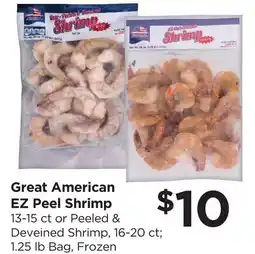 Food 4 Less Great American EZ Peel Shrimp offer