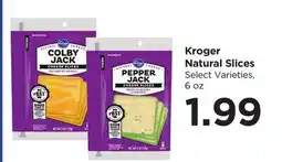 Food 4 Less Kroger Natural Slices offer