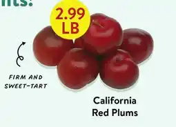 Fresh Thyme California Red Plums offer