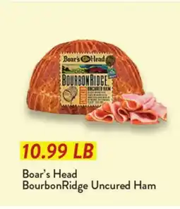 Fresh Thyme Boar's Head BourbonRidge Uncured Ham offer