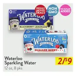 Fresh Thyme Waterloo Sparkling Water offer