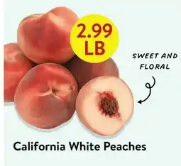 Fresh Thyme California White Peaches offer