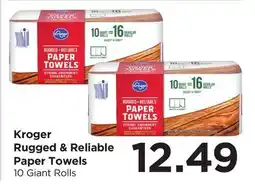 Food 4 Less Kroger Rugged & Reliable Paper Towels offer