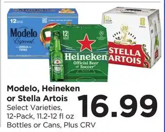Food 4 Less Modelo, Heineken or Stella Artois offer