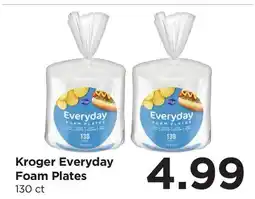Food 4 Less Kroger Everyday Foam Plates offer