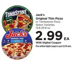 Food 4 Less Jack's Original Thin Pizza offer