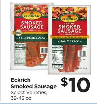 Food 4 Less Eckrich Smoked Sausage offer
