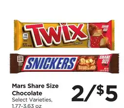 Food 4 Less Mars Share Size Chocolate offer