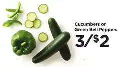 Food 4 Less Cucumbers or Green Bell Peppers offer