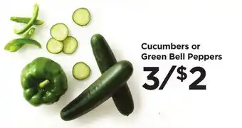 Food 4 Less Cucumbers or Green Bell Peppers offer