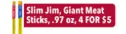 Tony’s Fresh Market Slim Jim, Giant Meat Sticks offer