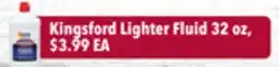 Tony’s Fresh Market Kingsford Lighter Fluid offer