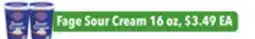 Tony’s Fresh Market Fage Sour Cream offer