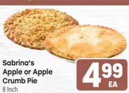 Tony’s Fresh Market Sabrina's Apple or Apple Crumb Pie offer