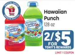Tony’s Fresh Market Hawaiian Punch offer