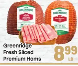 Tony’s Fresh Market Greenridge Fresh Sliced Premium Hams offer