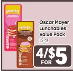 Tony’s Fresh Market Oscar Mayer Lunchables Value Pack offer