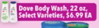 Tony’s Fresh Market Dove Body Wash offer