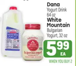 Tony’s Fresh Market Dana or White Mountain offer