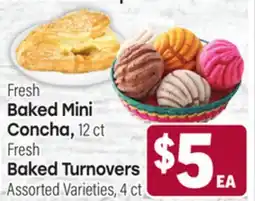 Tony’s Fresh Market Fresh Baked Mini Concha, 12 ct Fresh Baked Turnovers Assorted Varieties, 4 ct offer