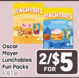 Tony’s Fresh Market Oscar Mayer Lunchables Fun Packs offer